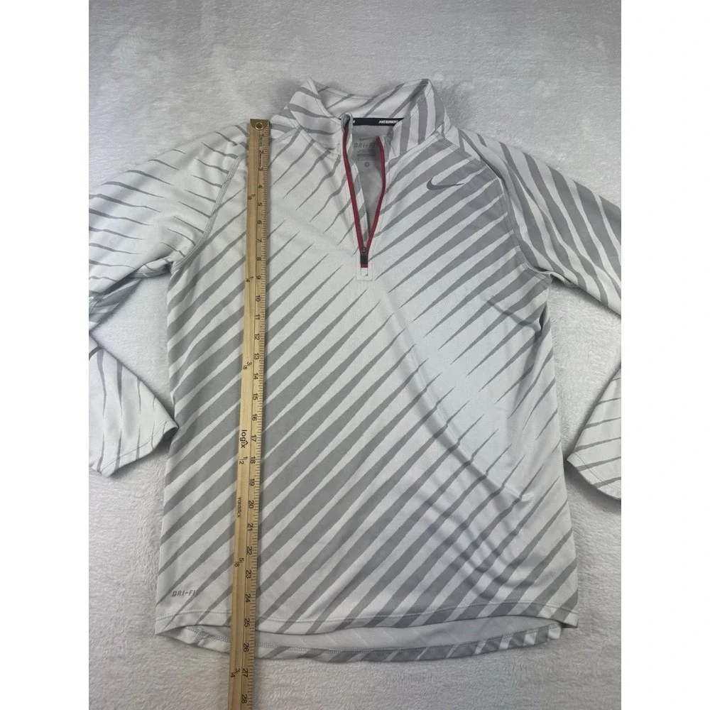 Men's Nike 1/4‎ Zip Pullover Dri-FIT Medium Lightweight Running Athletic